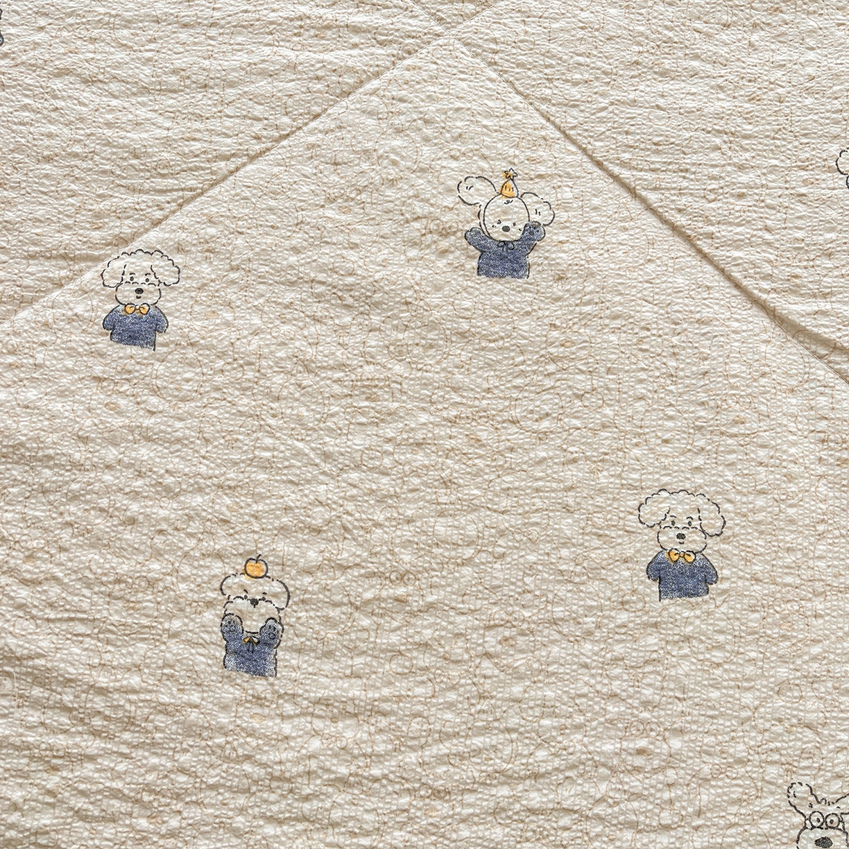 91家纺网 家纺一手货源 找家纺 米萝家居 2026新款泡泡棉夏被新疆棉花空调被夏凉被 叮当狗