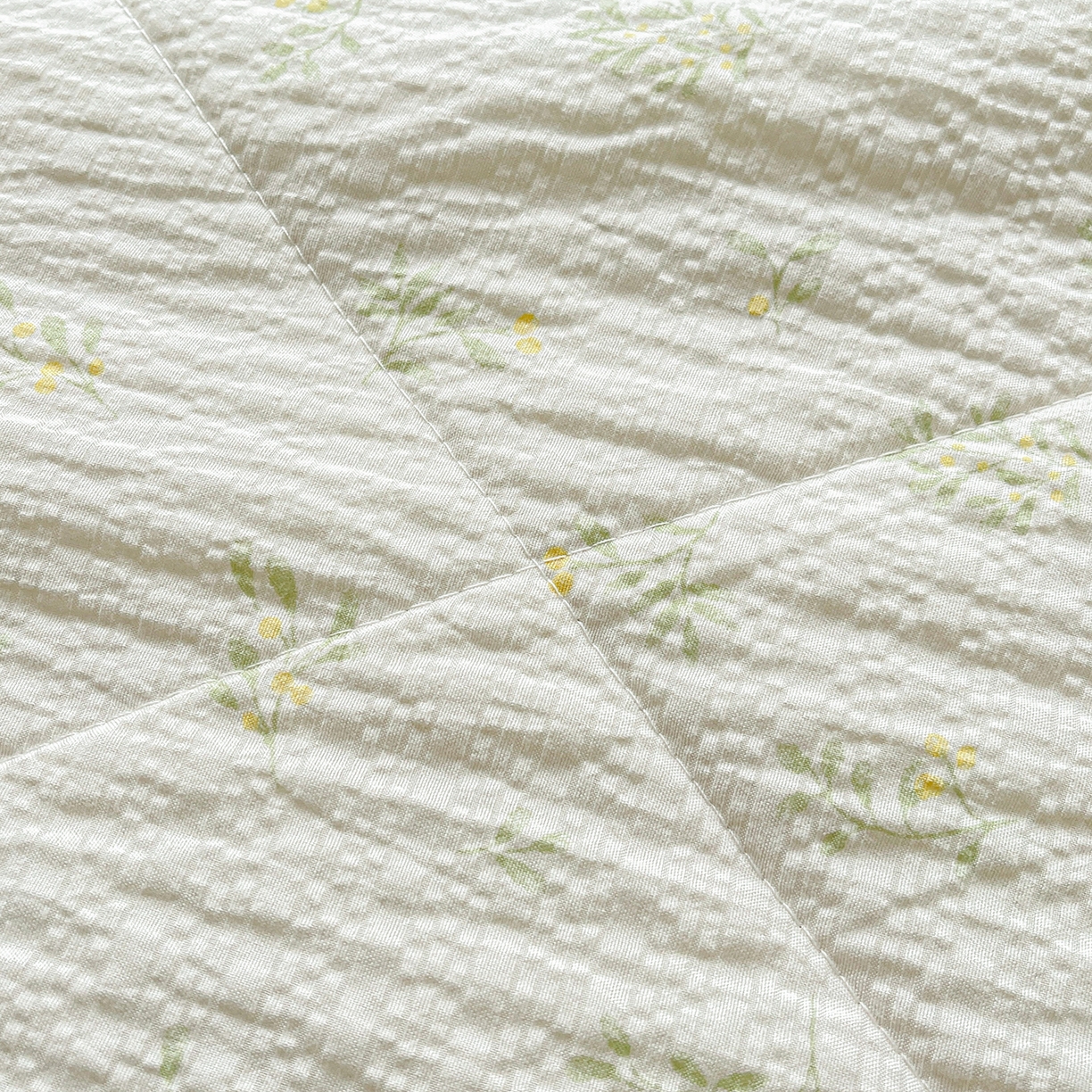 91家纺网 家纺一手货源 找家纺 米萝家居 2026新款泡泡棉夏被新疆棉花空调被夏凉被 丛林兔