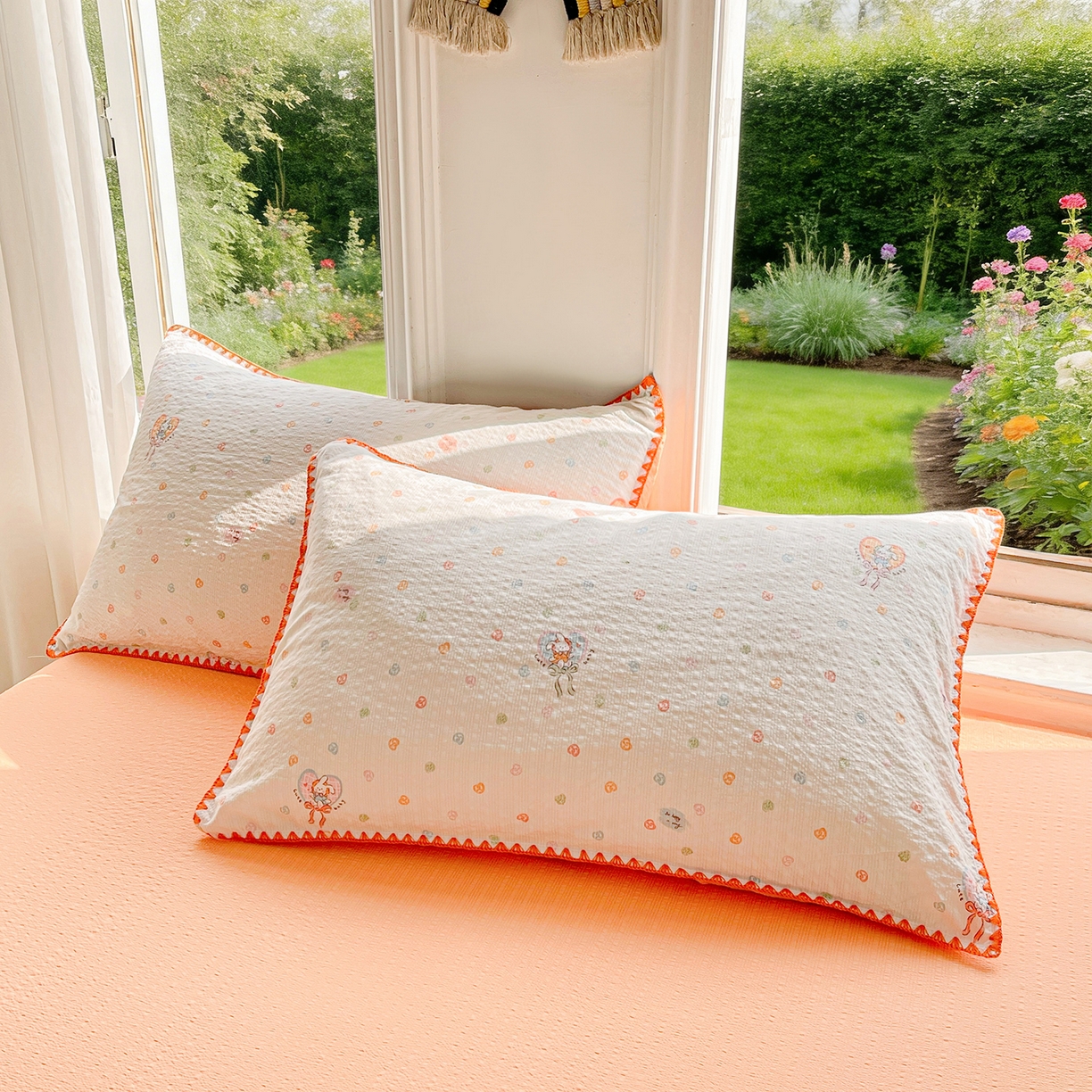 91家纺网 家纺一手货源 找家纺 米萝家居 2026新款泡泡棉夏被新疆棉花空调被夏凉被 欢喜兔