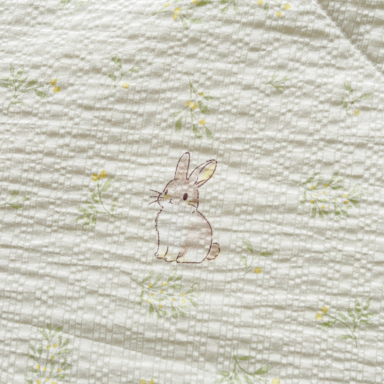 91家纺网 家纺一手货源 找家纺 米萝家居 2026新款泡泡棉夏被新疆棉花空调被夏凉被 丛林兔