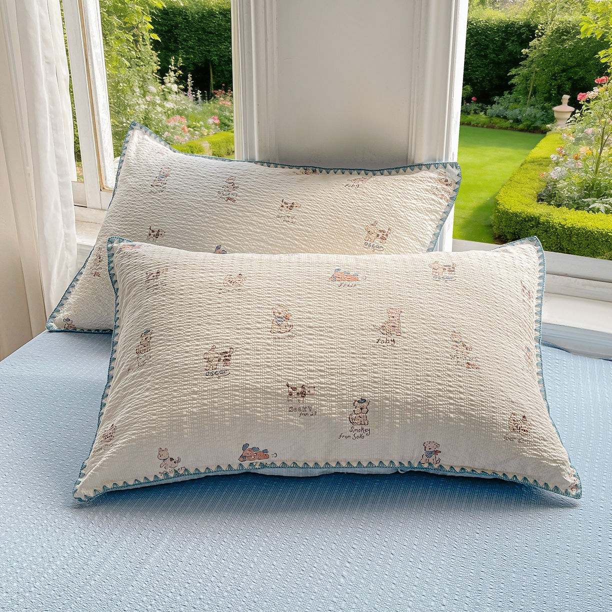 91家纺网 家纺一手货源 找家纺 米萝家居 2026新款泡泡棉夏被新疆棉花空调被夏凉被 宠物之家