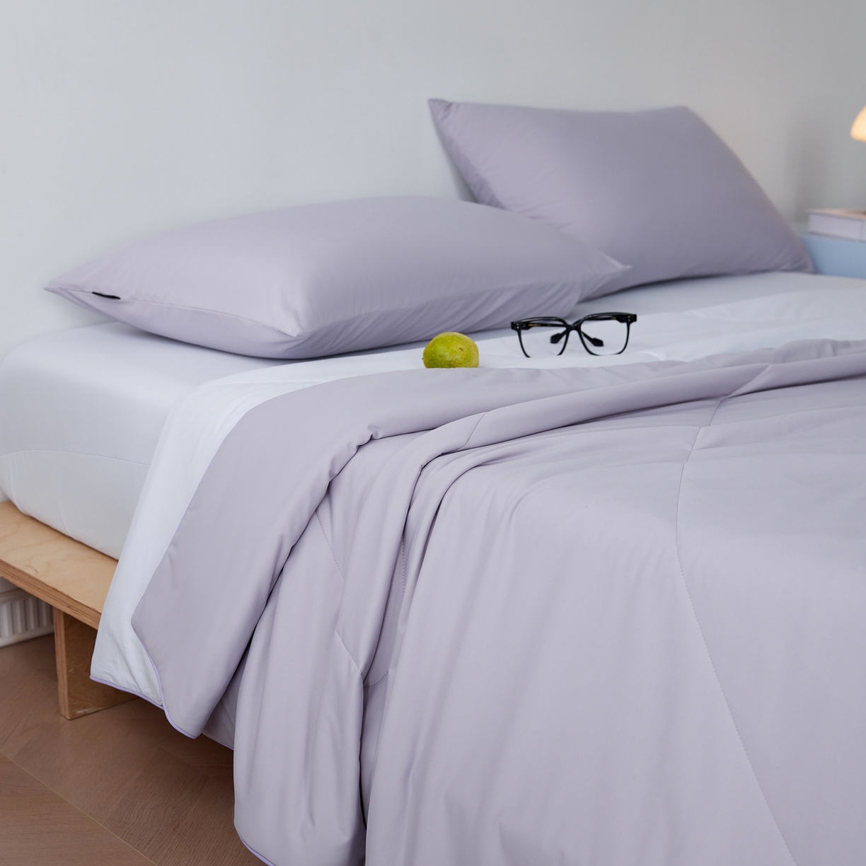 91家纺网 家纺一手货源 找家纺 丽笙被芯 2026新款冰皮凉凉夏被夏凉被空调被 葡萄酪酪