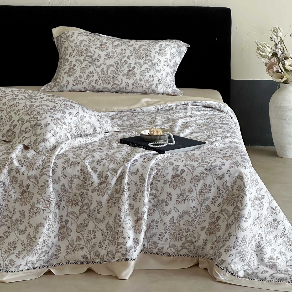 丽笙被芯 2026新款兰精天丝数码印花Naia镂空夏被夏凉被空调被 卡缇娅