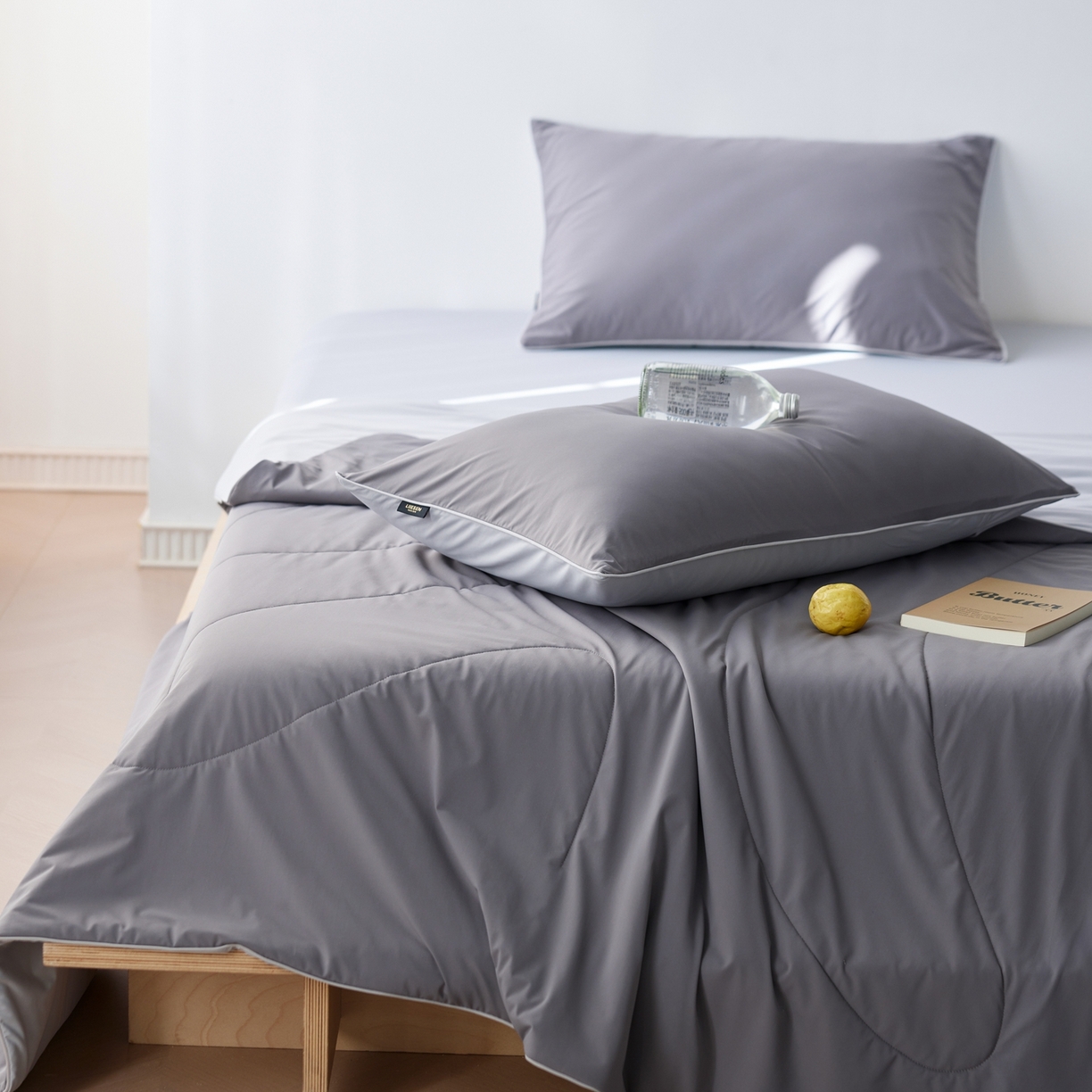 91家纺网 家纺一手货源 找家纺 丽笙被芯 2026新款冰皮凉凉夏被夏凉被空调被 炭烧椰子