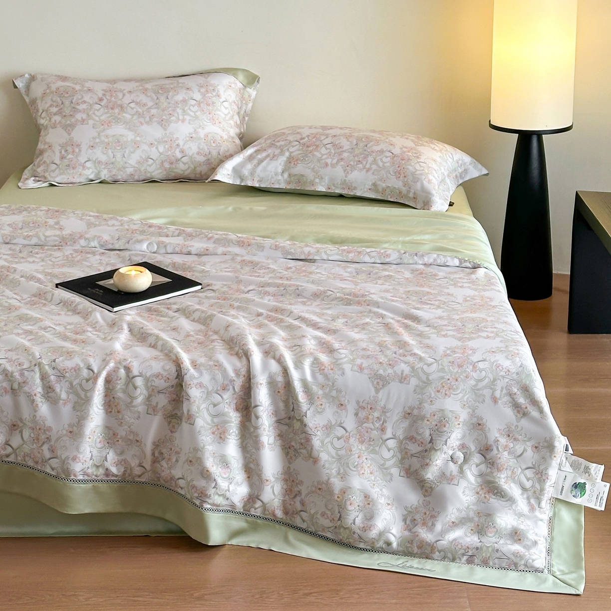 丽笙被芯 2026新款兰精天丝数码印花Naia镂空夏被夏凉被空调被 莉格