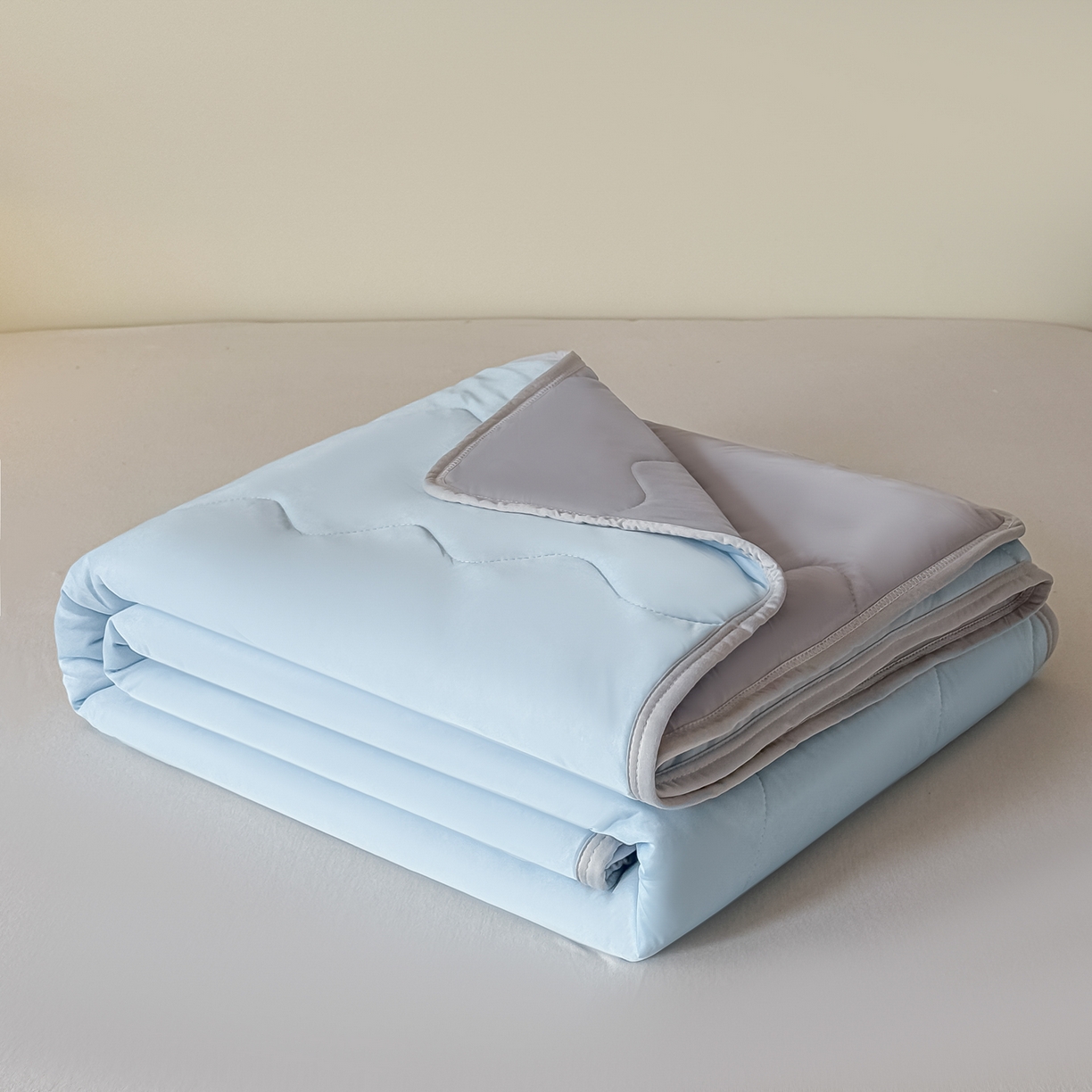 91家纺网 家纺一手货源 找家纺 （总）好欣怡家纺 2026新款双层绗缝凉感丝夏被