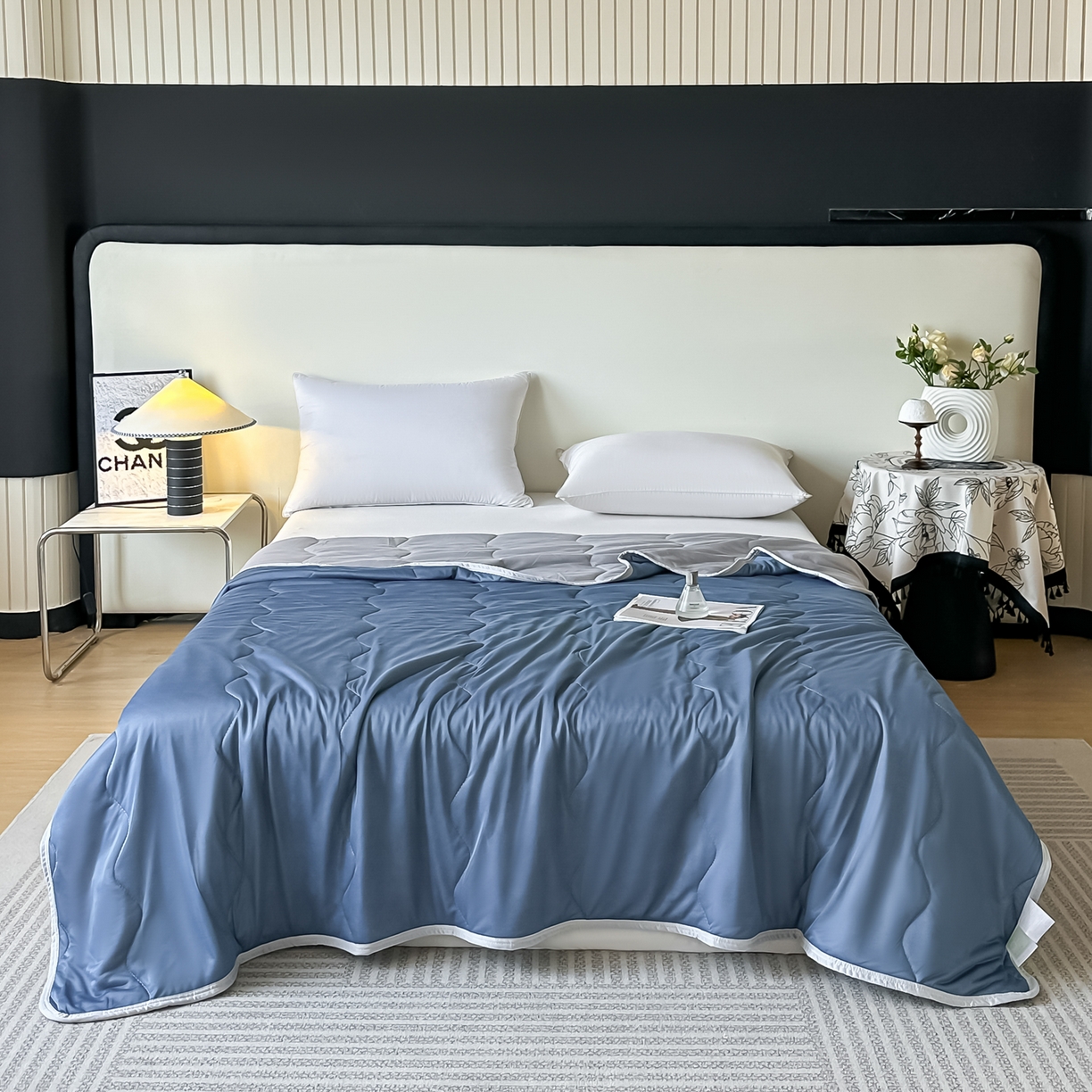 91家纺网 家纺一手货源 找家纺 （总）好欣怡家纺 2026新款双层绗缝凉感丝夏被