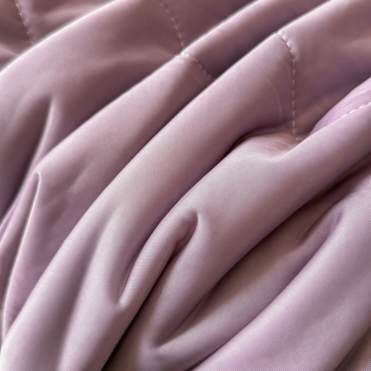 91家纺网 家纺一手货源 找家纺 好欣怡家纺 2026新款双层绗缝凉感丝夏被 罗兰紫