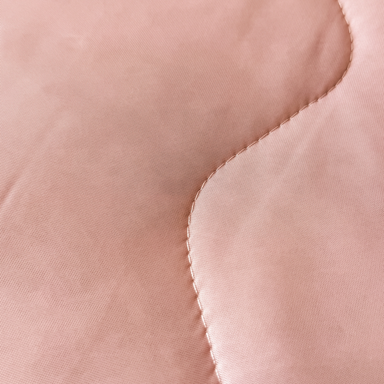 91家纺网 家纺一手货源 找家纺 好欣怡家纺 2026新款双层绗缝凉感丝夏被 豆沙粉