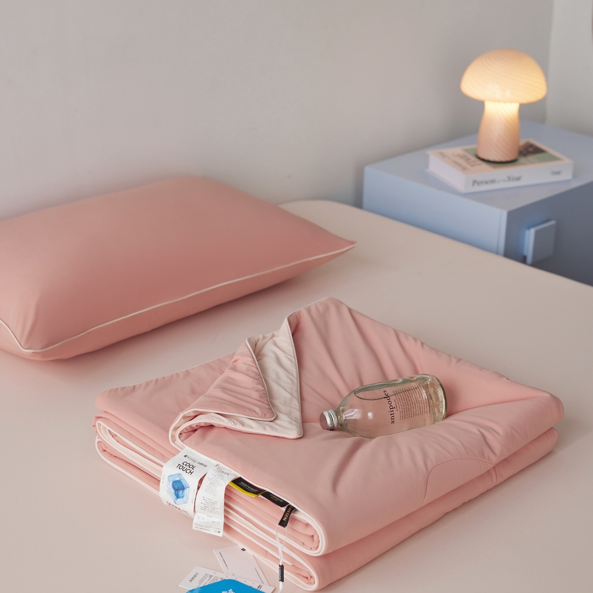 91家纺网 家纺一手货源 找家纺 丽笙被芯 2026新款冰皮凉凉夏被夏凉被空调被 芝士桃桃