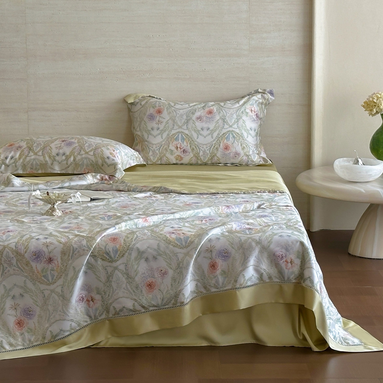 丽笙被芯 2026新款兰精天丝数码印花Naia镂空夏被夏凉被空调被 维克多