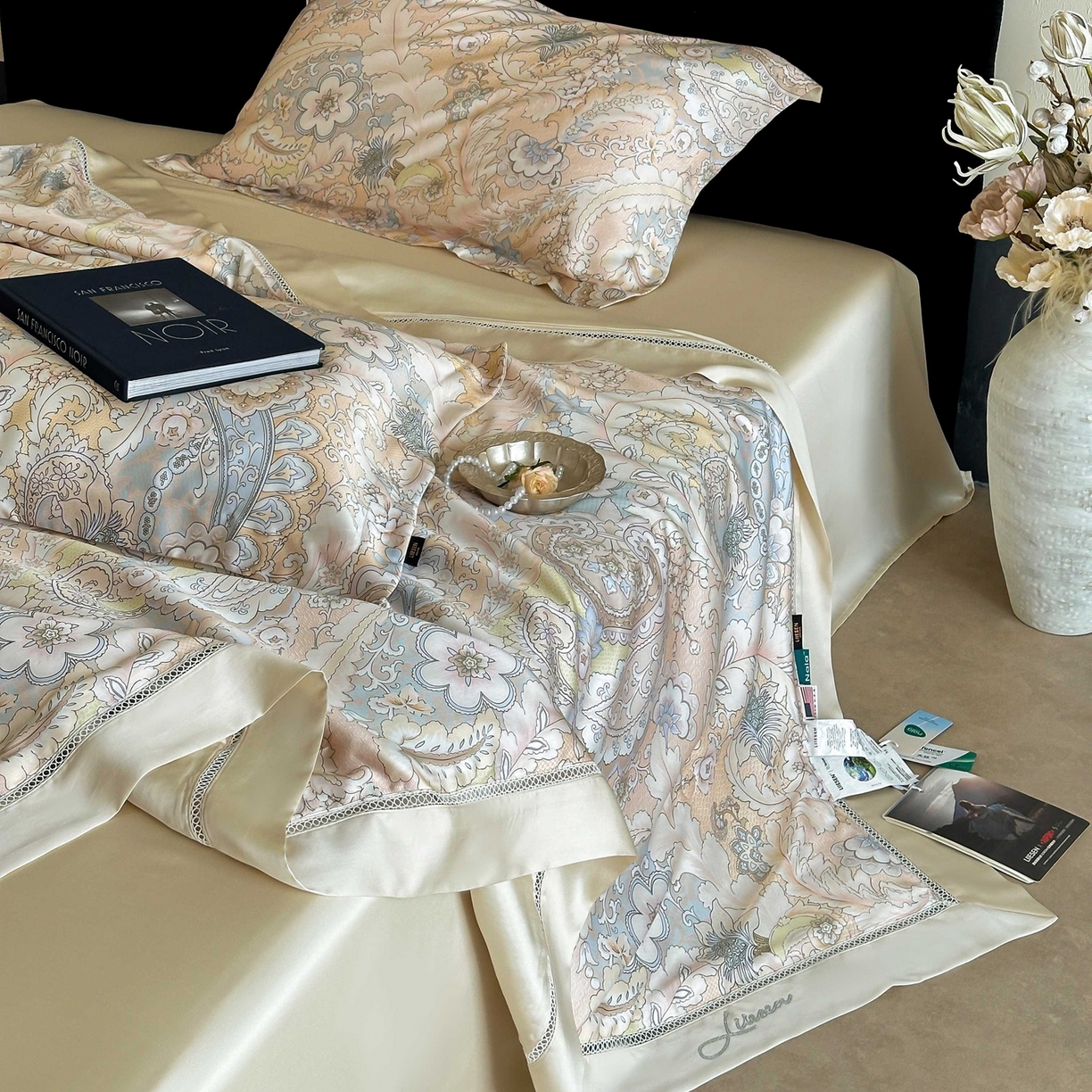 91家纺网 家纺一手货源 找家纺 （总）丽笙被芯 2026新款A类兰精天丝数码印花Naia镂空夏被夏凉被空调被-系列二