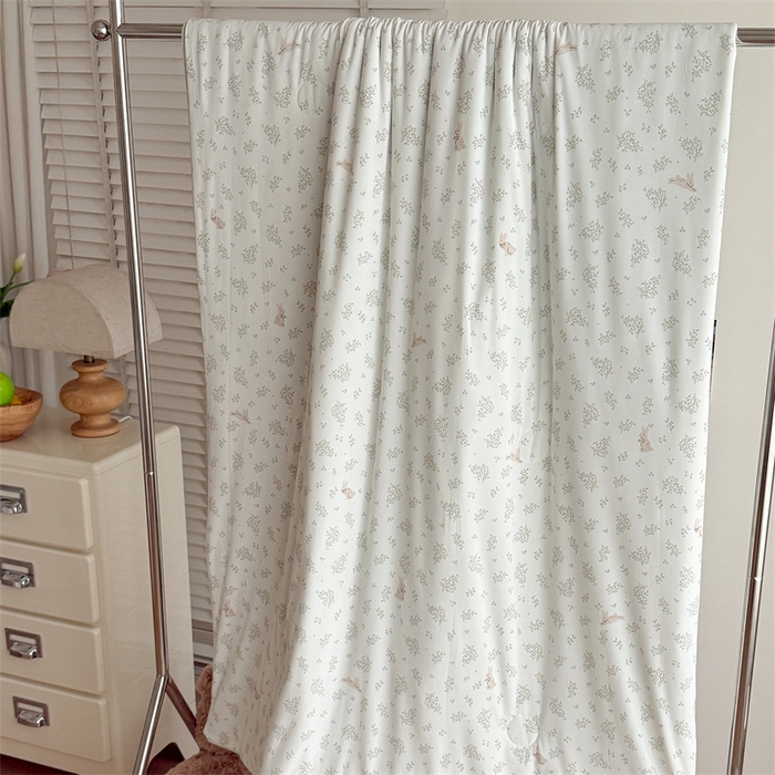 91家纺网 家纺一手货源 找家纺 吾欢心 2026新款仿锦安高克重凉感丝（含氨纶）夏凉被冰激凌空调被凉感小冰皮夏被 组合图仅做展示不可下单