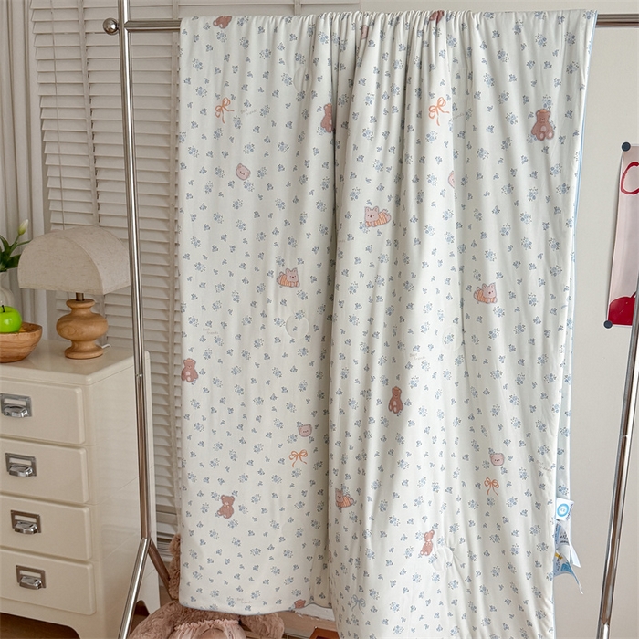 91家纺网 家纺一手货源 找家纺 吾欢心 2026新款仿锦安高克重凉感丝（含氨纶）夏凉被冰激凌空调被凉感小冰皮夏被 组合图仅做展示不可下单