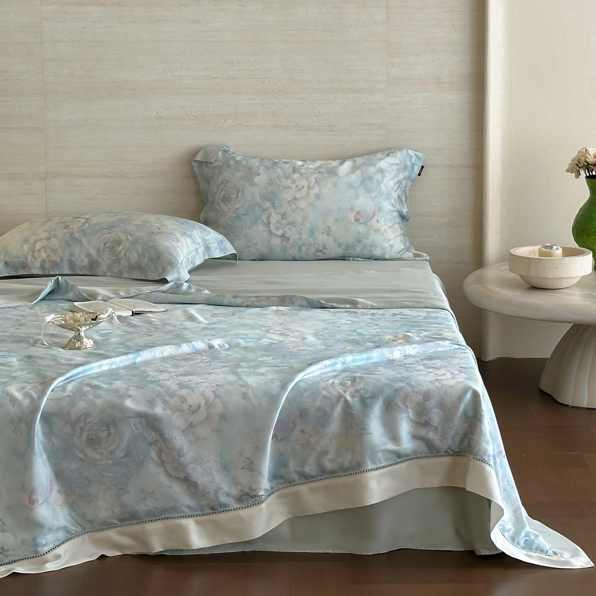 91家纺网 家纺一手货源 找家纺 （总）丽笙被芯 2026新款A类兰精天丝数码印花Naia镂空夏被夏凉被空调被-系列二