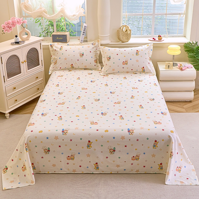 91家纺网 家纺一手货源 找家纺 （总）馨雅家纺 2026新款多规格纯棉印花床单单品床单单件