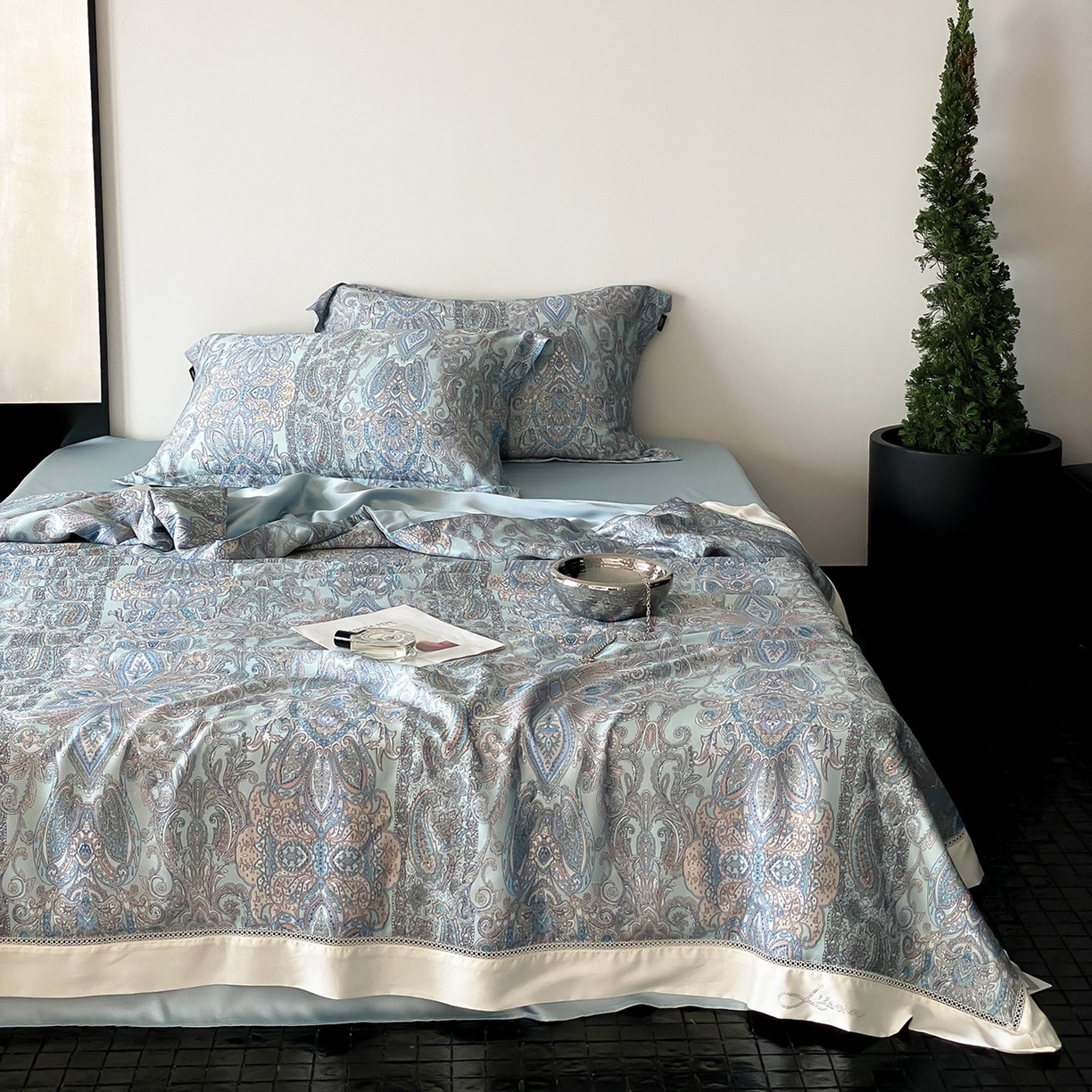 91家纺网 家纺一手货源 找家纺 （总）丽笙被芯 2026新款A类兰精天丝数码印花Naia镂空夏被夏凉被空调被-系列二