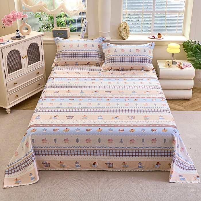 91家纺网 家纺一手货源 找家纺 （总）馨雅家纺 2026新款多规格纯棉印花床单单品床单单件