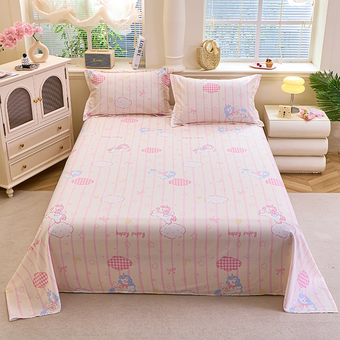 91家纺网 家纺一手货源 找家纺 （总）馨雅家纺 2026新款多规格纯棉印花床单单品床单单件