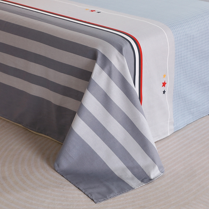 91家纺网 家纺一手货源 找家纺 馨雅家纺 2026新款多规格纯棉印花床单单品床单单件 沐光