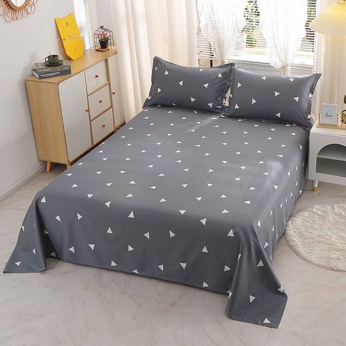 91家纺网 家纺一手货源 找家纺 馨雅家纺 2026新款多规格纯棉印花床单单品床单单件 爱巢