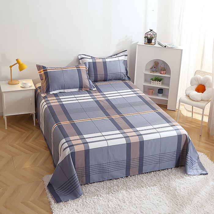 91家纺网 家纺一手货源 找家纺 馨雅家纺 2026新款多规格纯棉印花床单单品床单单件 汤布朗