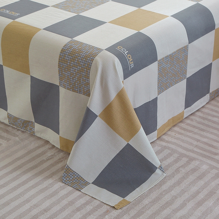 91家纺网 家纺一手货源 找家纺 馨雅家纺 2026新款多规格纯棉印花床单单品床单单件 雅格