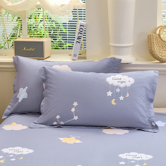 91家纺网 家纺一手货源 找家纺 （总）馨雅家纺 2026新款简欧纯棉印花枕套单品枕套枕套单件