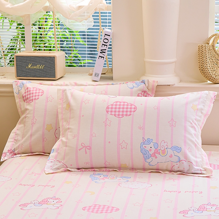 91家纺网 家纺一手货源 找家纺 （总）馨雅家纺 2026新款简欧纯棉印花枕套单品枕套枕套单件