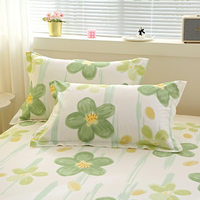 91家纺网 家纺一手货源 找家纺 （总）馨雅家纺 2026新款简欧纯棉印花枕套单品枕套枕套单件