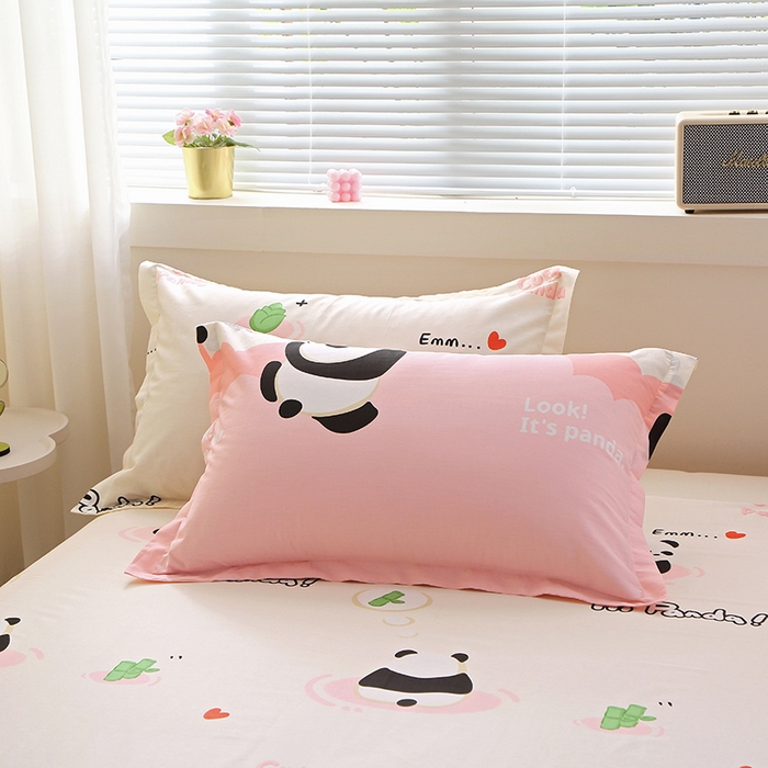 91家纺网 家纺一手货源 找家纺 （总）馨雅家纺 2026新款简欧纯棉印花枕套单品枕套枕套单件