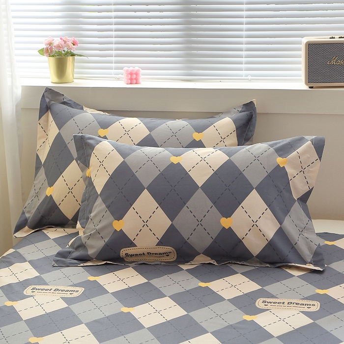 91家纺网 家纺一手货源 找家纺 （总）馨雅家纺 2026新款简欧纯棉印花枕套单品枕套枕套单件