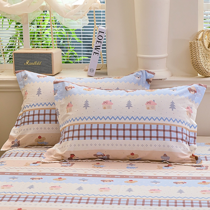 91家纺网 家纺一手货源 找家纺 （总）馨雅家纺 2026新款简欧纯棉印花枕套单品枕套枕套单件