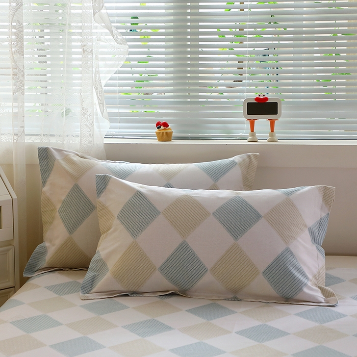 91家纺网 家纺一手货源 找家纺 （总）馨雅家纺 2026新款简欧纯棉印花枕套单品枕套枕套单件