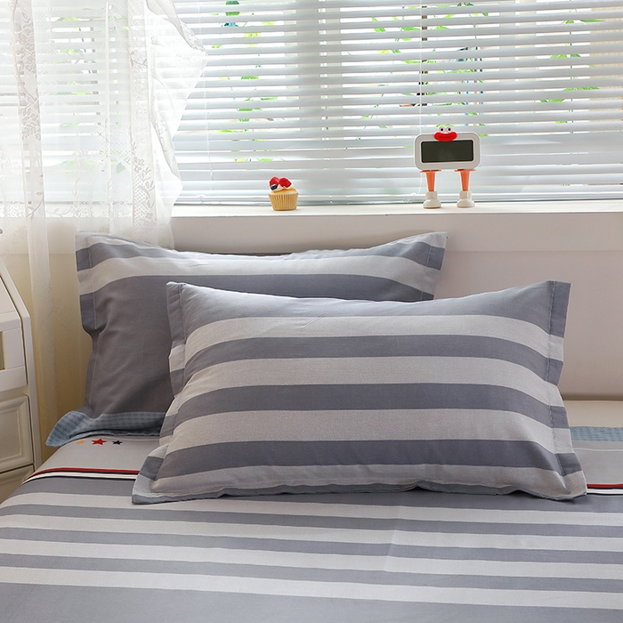 馨雅家纺 2026新款简欧纯棉印花枕套单品枕套枕套单件 沐光-B