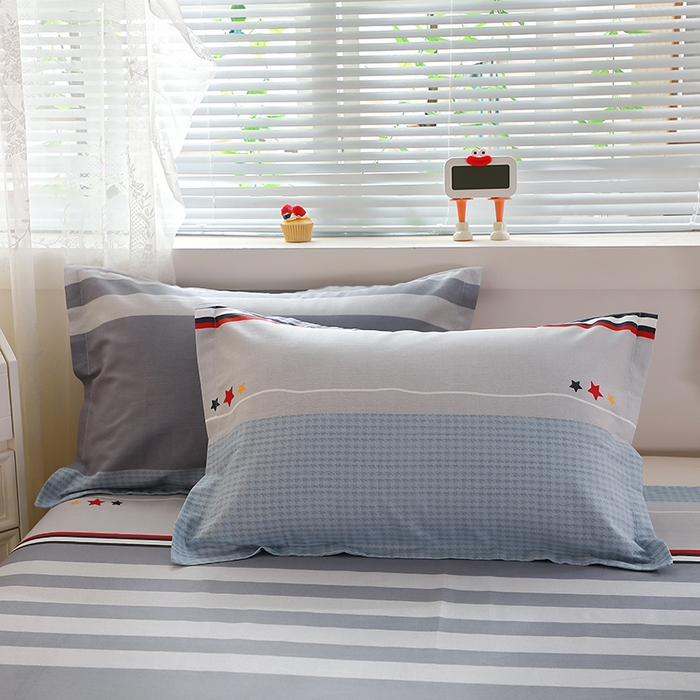 馨雅家纺 2026新款简欧纯棉印花枕套单品枕套枕套单件 沐光-A