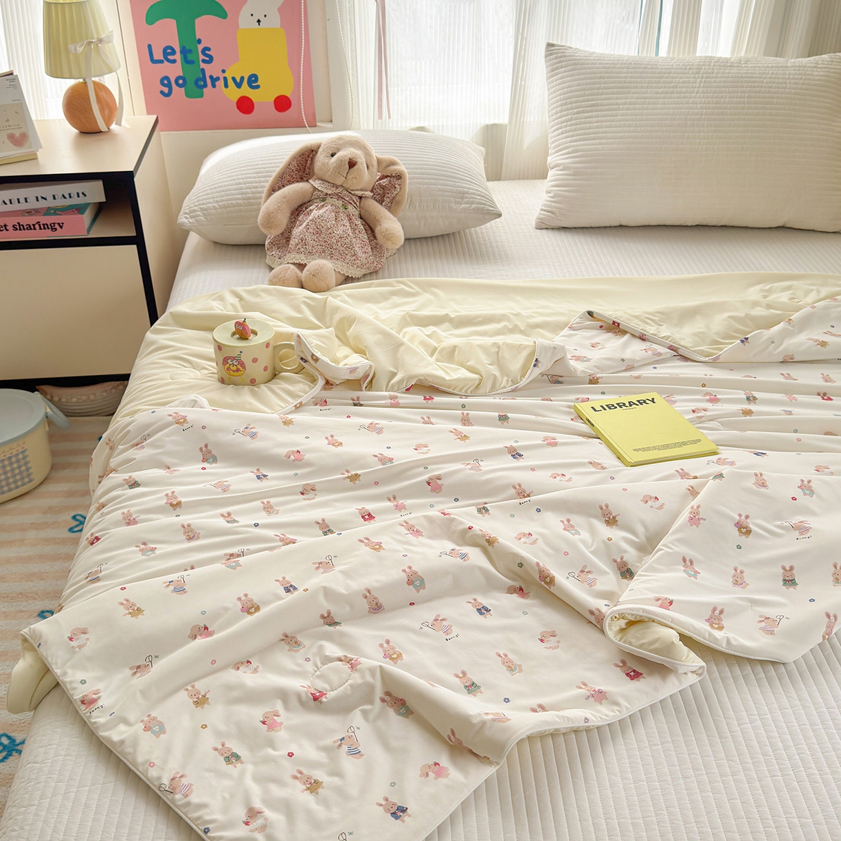 91家纺网 家纺一手货源 找家纺 （总）亿梵家居 2026新款锦氨印花凉感夏被