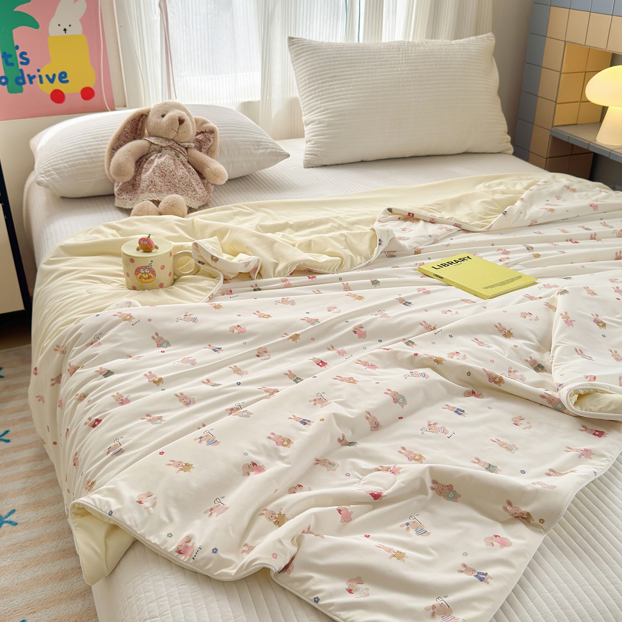 91家纺网 家纺一手货源 找家纺 （总）亿梵家居 2026新款锦氨印花凉感夏被