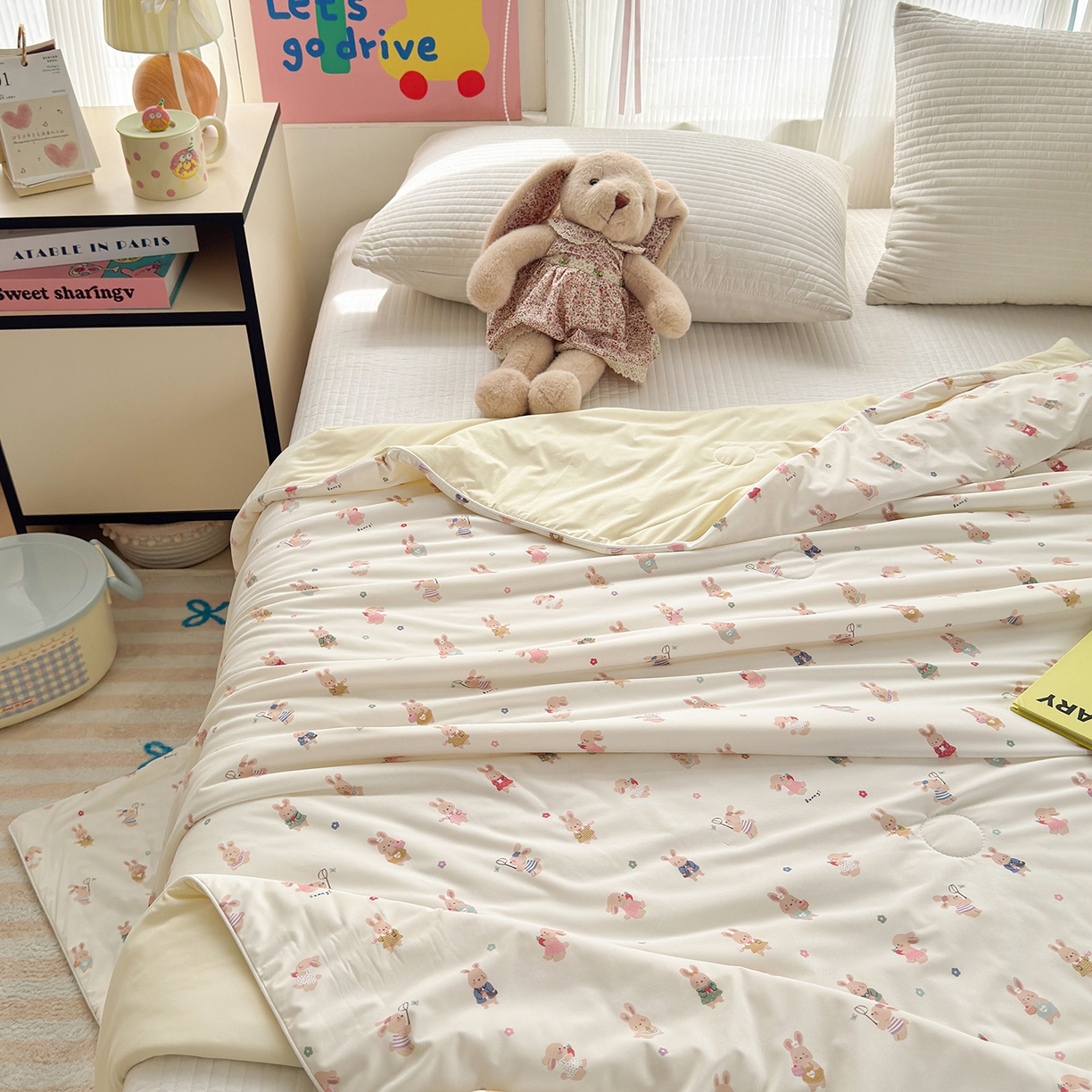 91家纺网 家纺一手货源 找家纺 （总）亿梵家居 2026新款锦氨印花凉感夏被