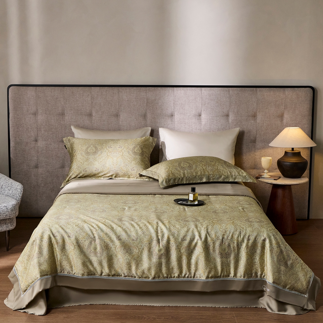 91家纺网 家纺一手货源 找家纺 丽笙被芯 2026新款兰精天丝数码印花蚕丝镂空夏被夏凉被空调被 科迪亚