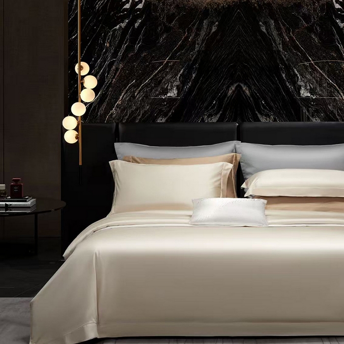 玖玖爱家纺 2026新款顶奢进口LFH级天丝棉四件套--雅韵 雅韵-晨晖色