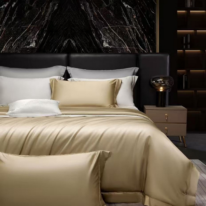 91家纺网 家纺一手货源 找家纺 玖玖爱家纺 2026新款顶奢进口LFH级天丝棉四件套--雅韵 雅韵-香槟金