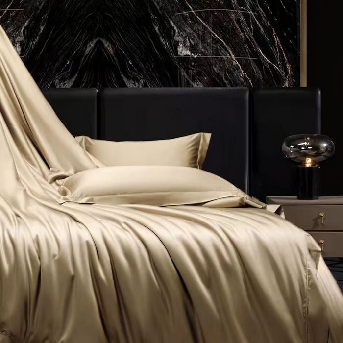 91家纺网 家纺一手货源 找家纺 玖玖爱家纺 2026新款顶奢进口LFH级天丝棉四件套--雅韵 雅韵-香槟金