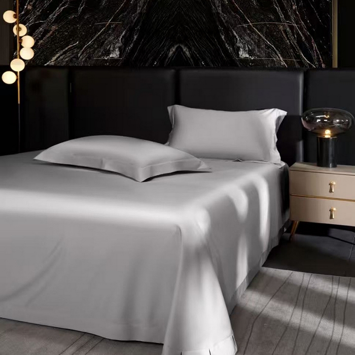 91家纺网 家纺一手货源 找家纺 玖玖爱家纺 2026新款顶奢进口LFH级天丝棉四件套--雅韵 雅韵-都市灰