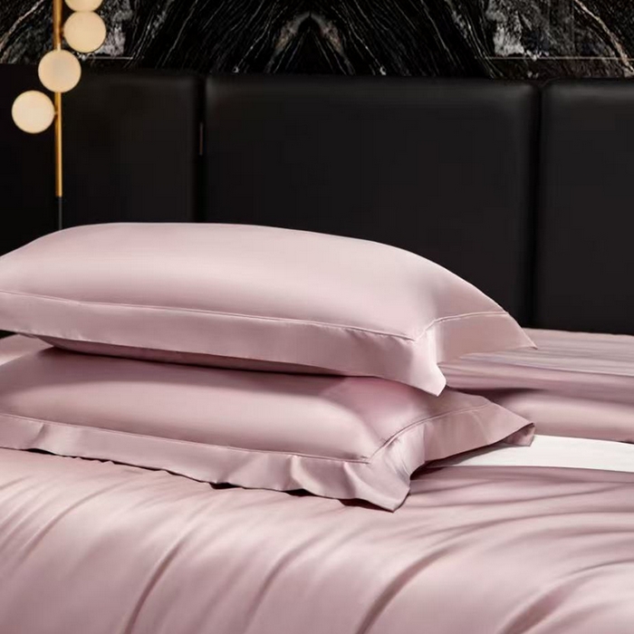 91家纺网 家纺一手货源 找家纺 玖玖爱家纺 2026新款顶奢进口LFH级天丝棉四件套--雅韵 雅韵-玫瑰粉