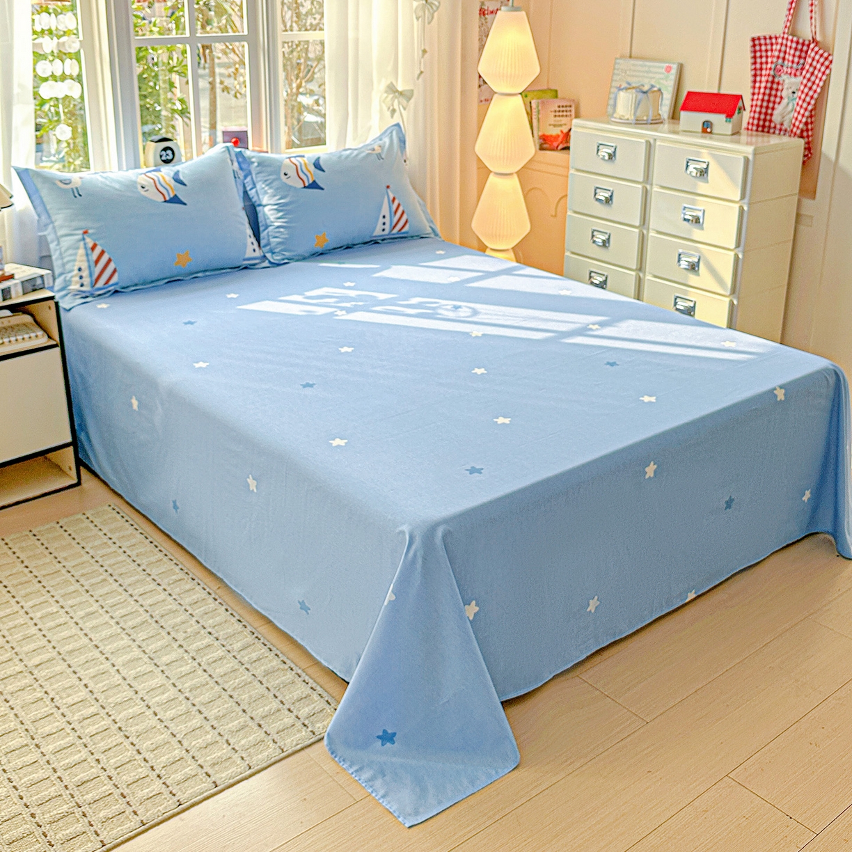 91家纺网 家纺一手货源 找家纺 （总）依庭 2026新款12868全棉纯棉印花床单单品床单床单单件-第二批