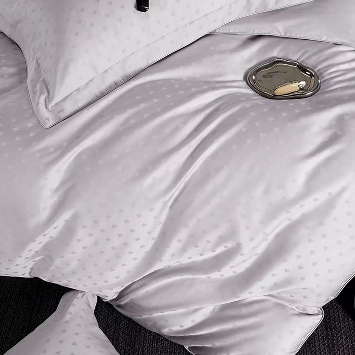 91家纺网 家纺一手货源 找家纺 玖玖爱家纺 2026新款顶奢进口LFH级天丝棉四件套-云薇 云薇-琉璃紫