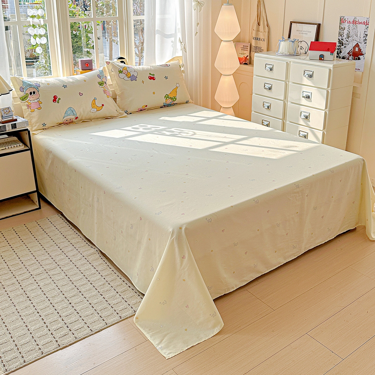 91家纺网 家纺一手货源 找家纺 （总）依庭 2026新款12868全棉纯棉印花床单单品床单床单单件-第二批