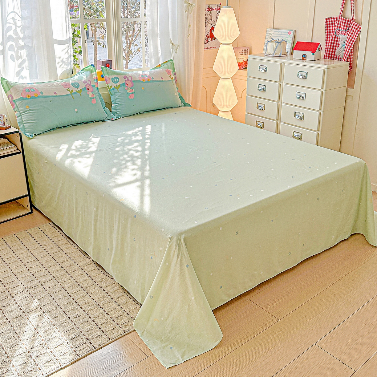 91家纺网 家纺一手货源 找家纺 （总）依庭 2026新款12868全棉纯棉印花床单单品床单床单单件-第二批