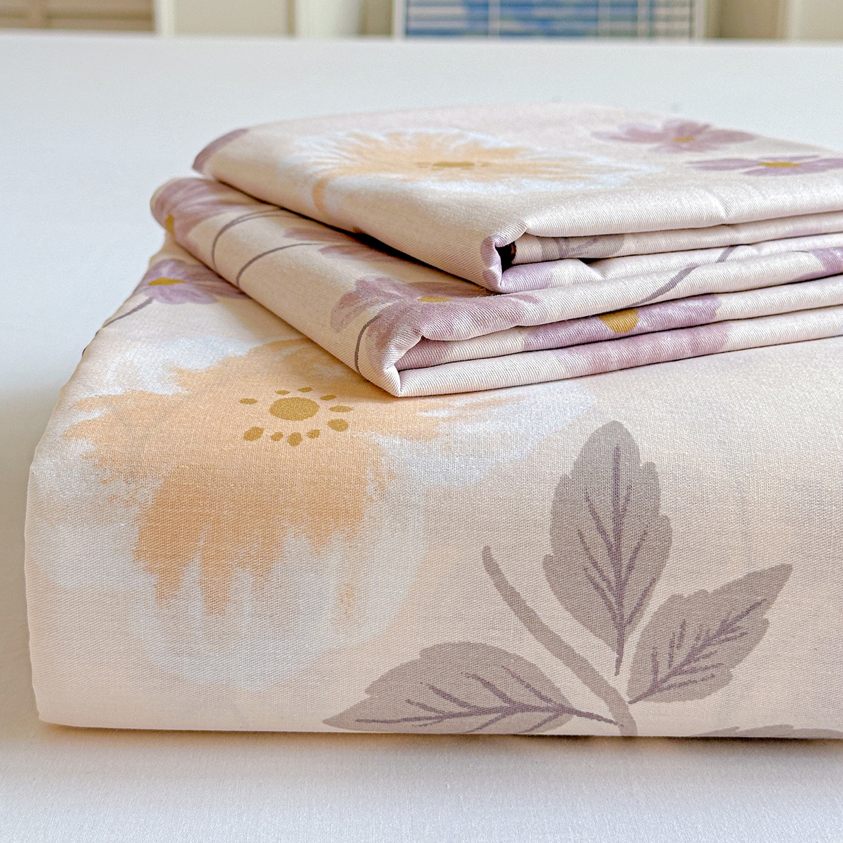 91家纺网 家纺一手货源 找家纺 依庭 2026新款12868全棉纯棉印花床单单品床单床单单件-第二批 秋日确幸-A